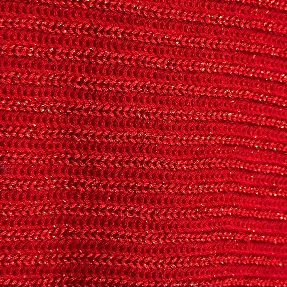 Lauren Ralph Lauren metallic red dolman sleeve sweater, sz PS, fall, holidays - Picture 4 of 10